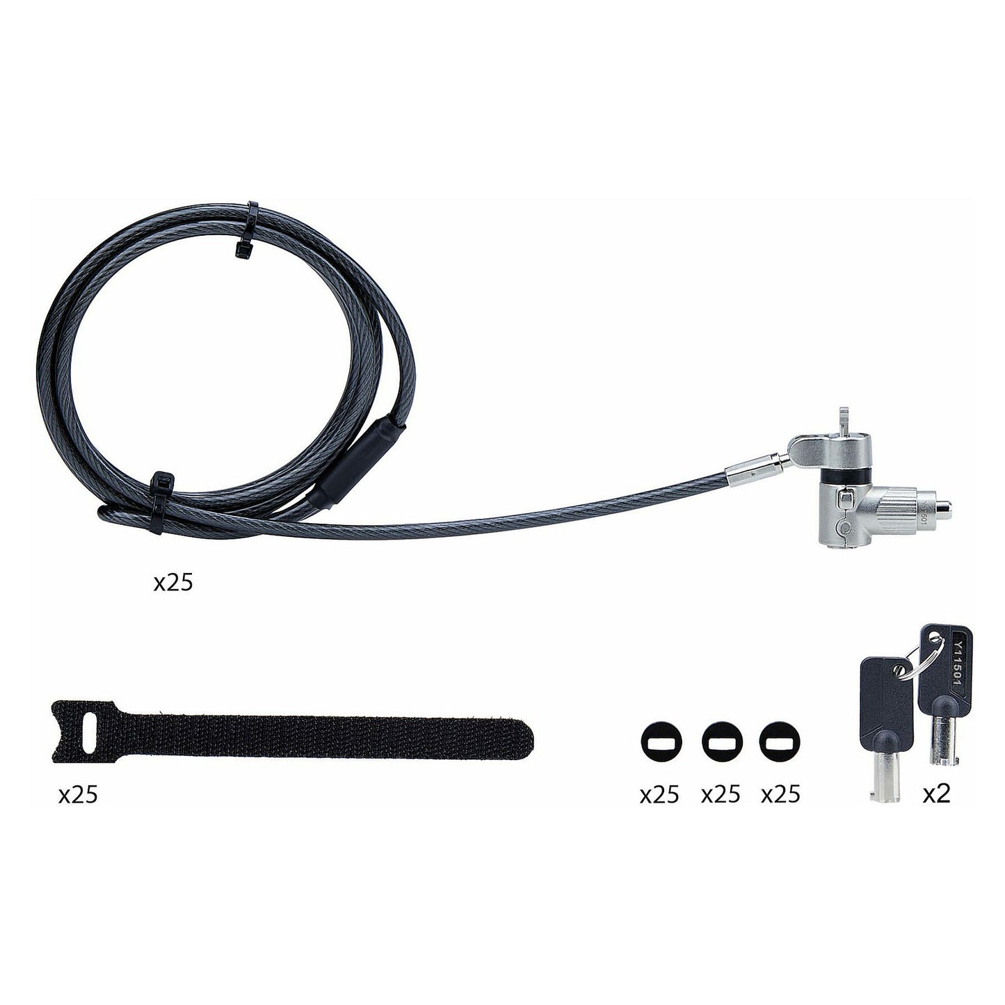 StarTech 25-PACK UNIVERSAL LAPTOP LOCK