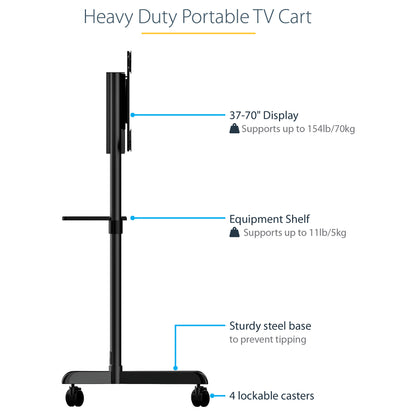 StarTech MOBILE TV CART FOR 37-70 TVS