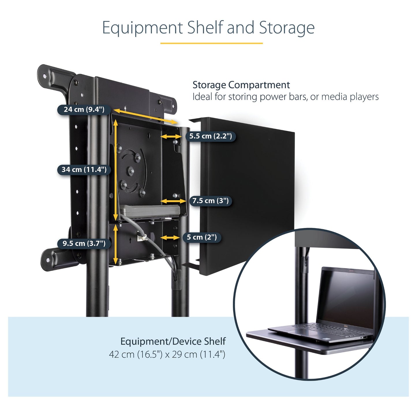StarTech MOBILE TV CART FOR 37-70 TVS