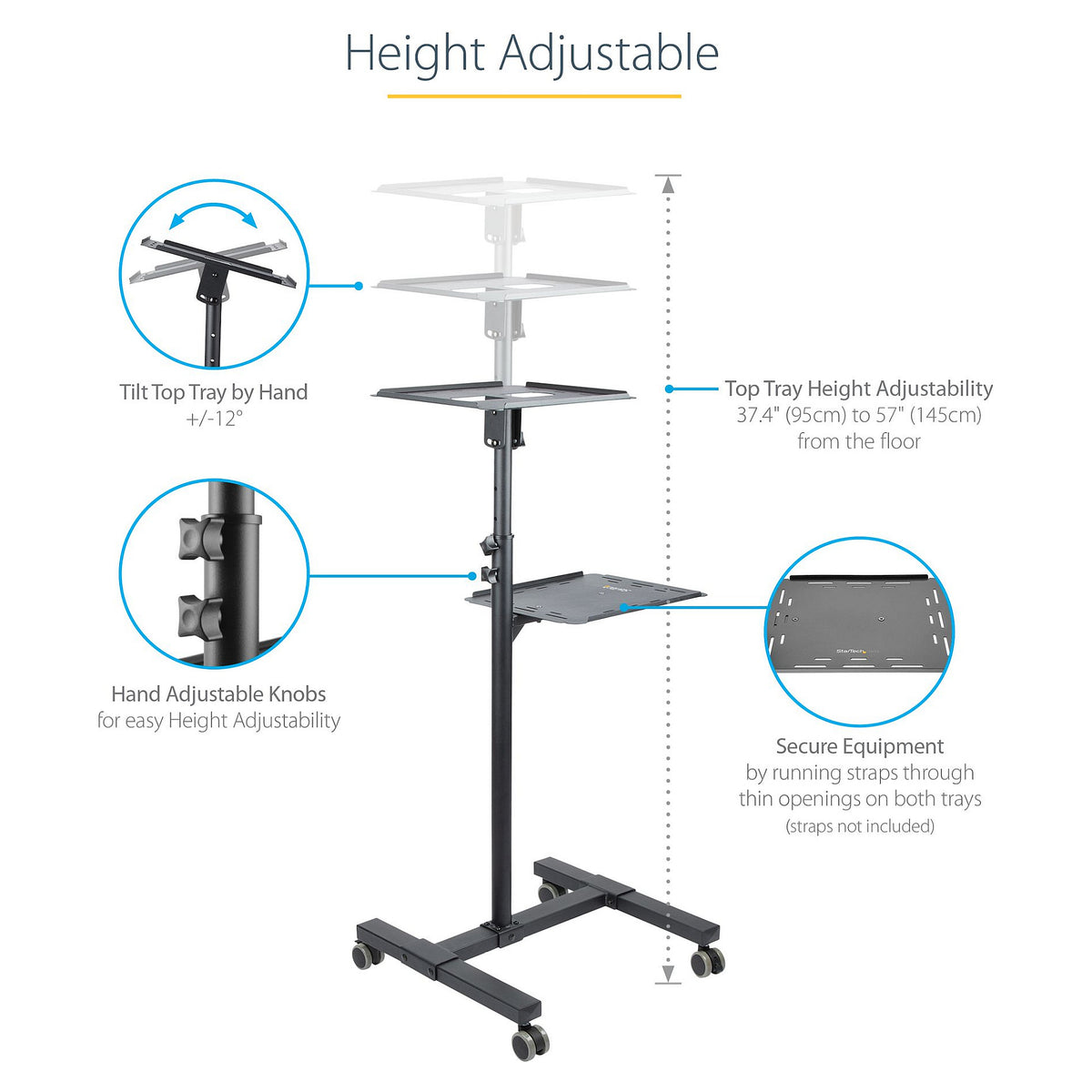 StarTech PROJECTOR AND LAPTOP STAND