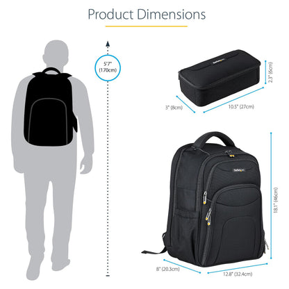 StarTech 17.3IN LAPTOP BACKPACK W/ CASE