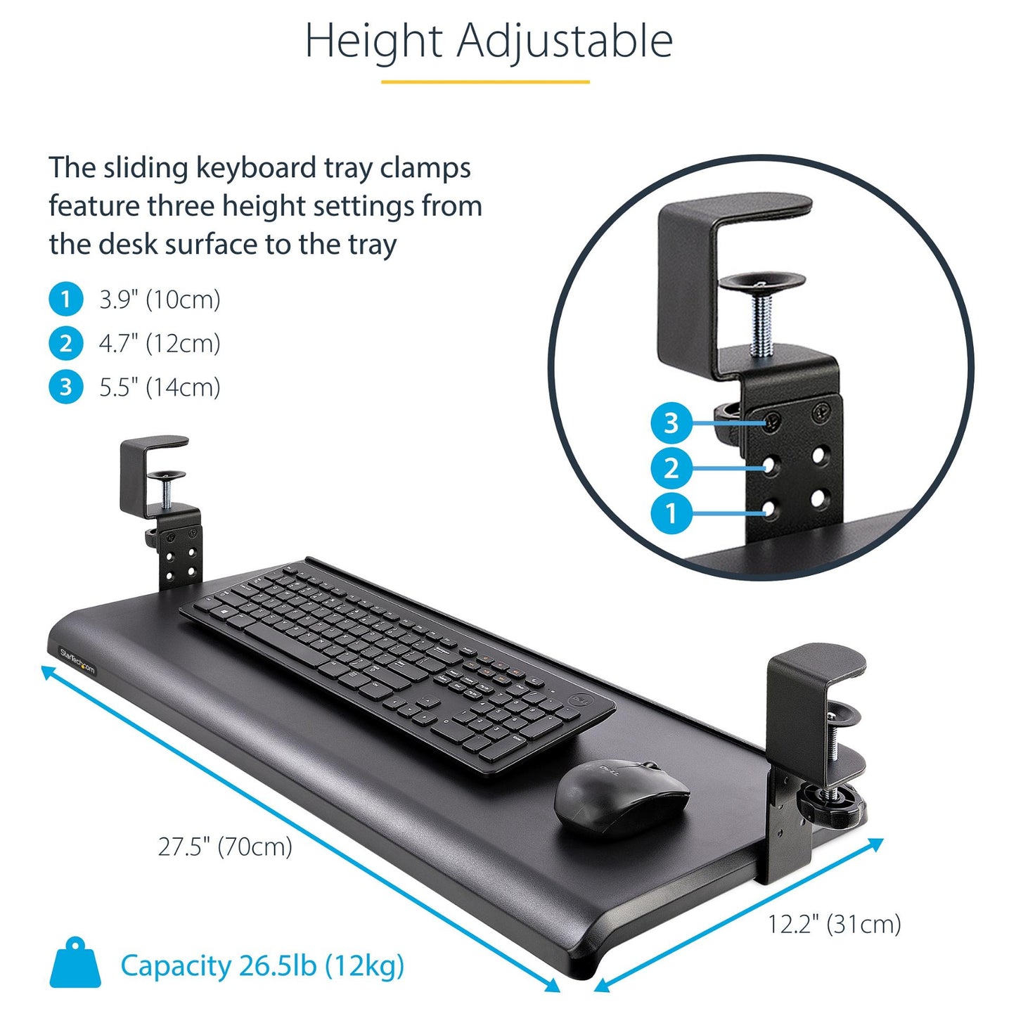 StarTech KEYBOARD-TRAY-CLAMP1