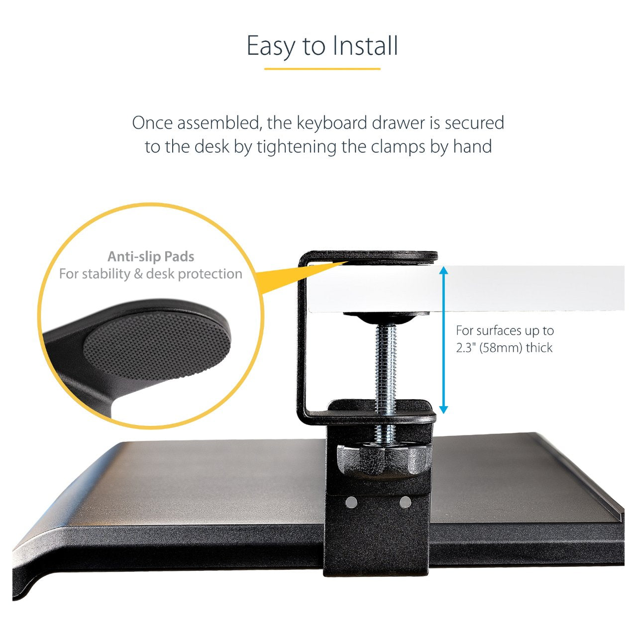 StarTech KEYBOARD-TRAY-CLAMP1