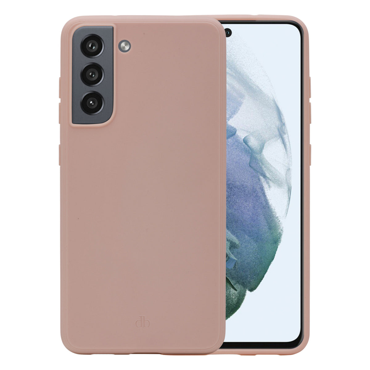 dbramante1928 Greenland - Hintere Abdeckung fr Mobiltelefon - 100 % recycelter Kunststoff - rosa sandfarben