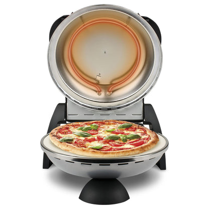 G3Ferrari Delizia Pizzaofen G1000606 (silber, 1.200 Watt, fr Pizza 31cm)