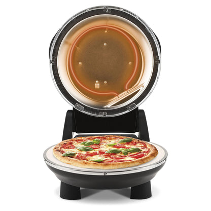 G3Ferrari Pizzaofen Napoletana (schwarz, 1.200 Watt, fr Pizza 31cm, 2 Steine)