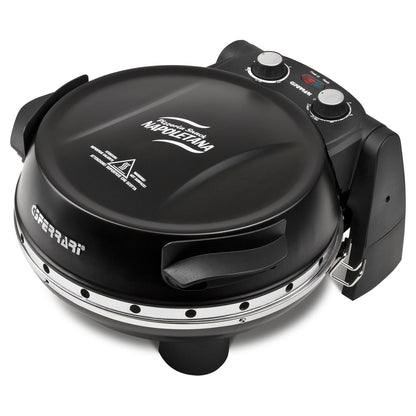G3Ferrari Pizzaofen Napoletana (schwarz, 1.200 Watt, fr Pizza 31cm, 2 Steine)