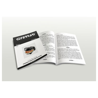 G3Ferrari Pizzaofen Napoletana (schwarz, 1.200 Watt, fr Pizza 31cm, 2 Steine)