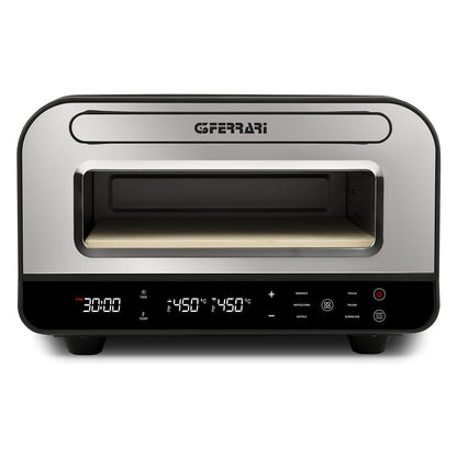 G3Ferrari Pizzaofen Pizza Pro 2 Minuti G10204 (edelstahl/schwarz, bis 1.850 Watt, fr Pizza 32cm, inkl. Pizzaschieber)
