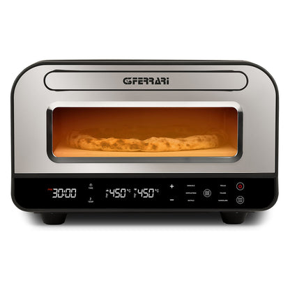 G3Ferrari Pizzaofen Pizza Pro 2 Minuti G10204 (edelstahl/schwarz, bis 1.850 Watt, fr Pizza 32cm, inkl. Pizzaschieber)