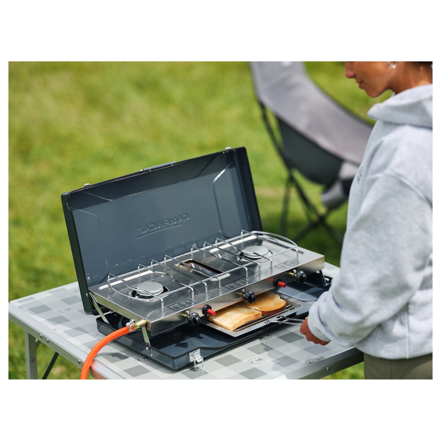 CAMPINGAZ Camping Kitchen, 2 Grill & Go CV Koch & Grill