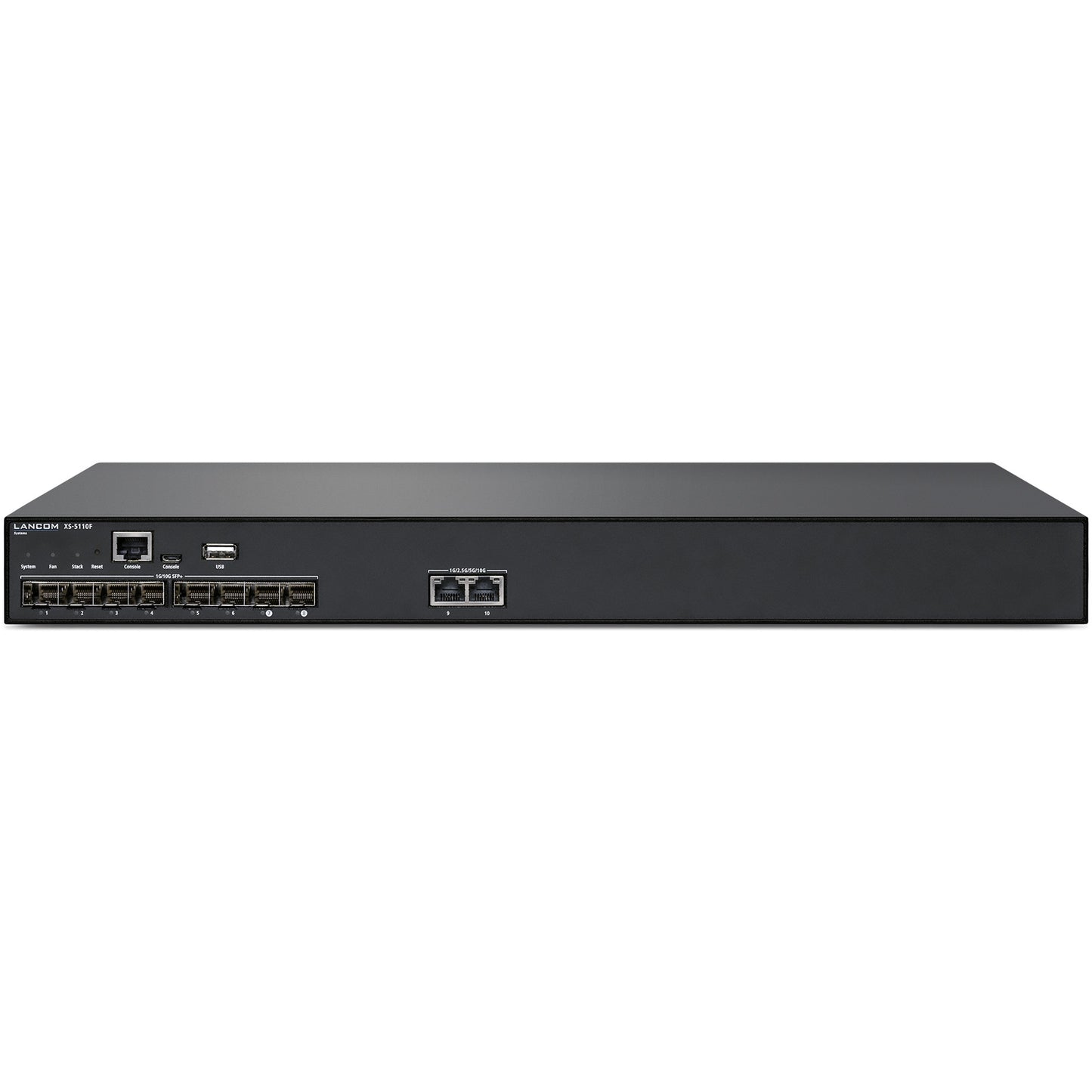 XS-5110F Aggregation Switch (8x SFP+ / 2x 10G RJ45)