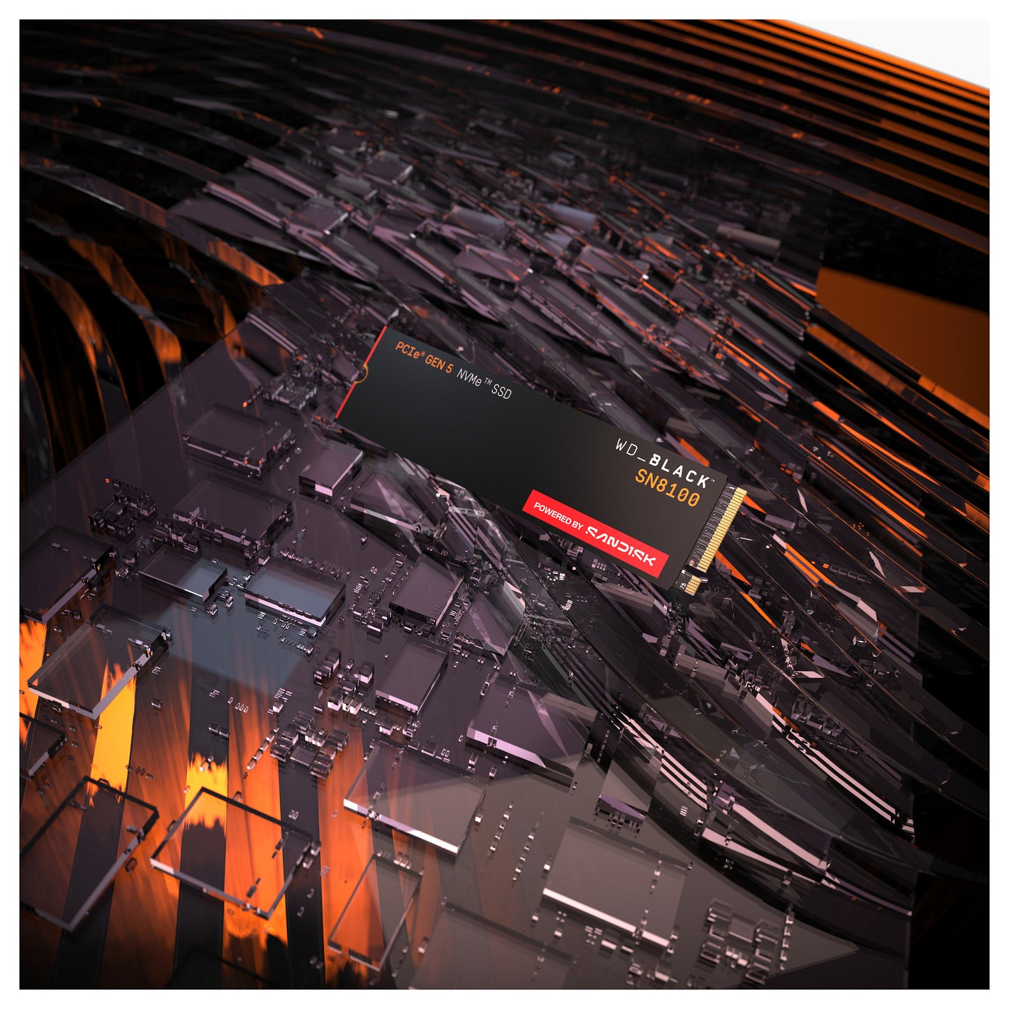M.2 WD Black SN8100 NVMe SSD 2280 - 8TB
