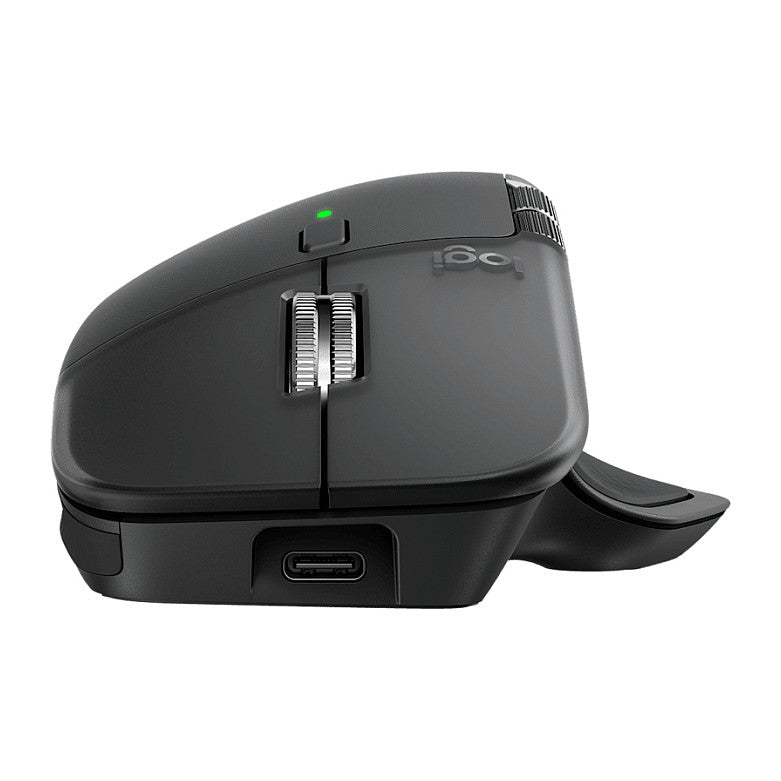 Logitech MX Master 4 - Maus - Bluetooth, 2.4 GHz - Graphite