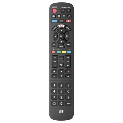 One for all Panasonic TV-Ersatzfernbedienung (schwarz)