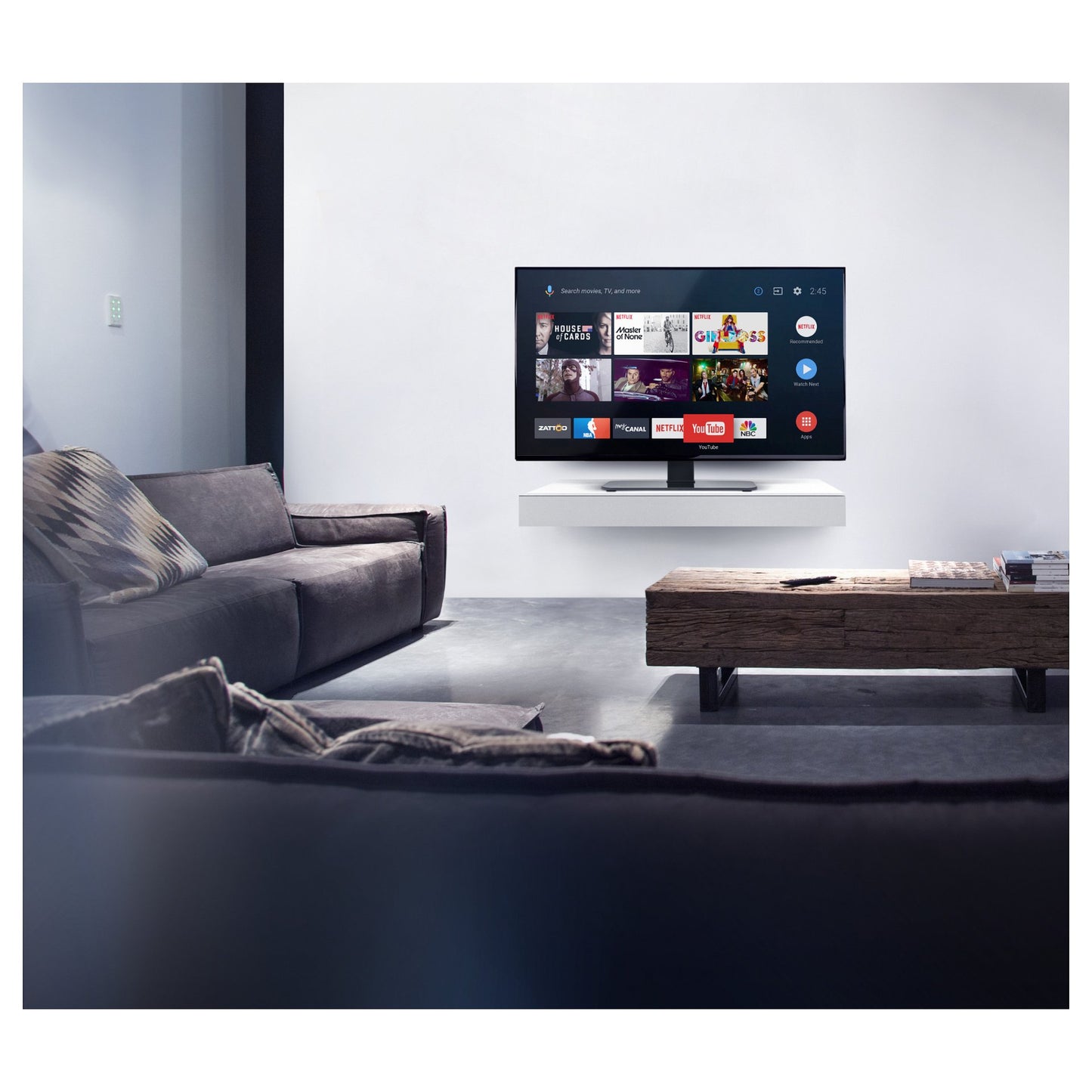 One for all Smart TV-Tischständer Ultra Slim Line WM 2470 (schwarz)