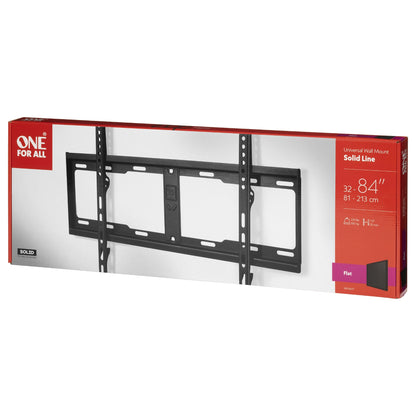 One for all TV Wandhalterung WM4611 (schwarz, ultraflach)