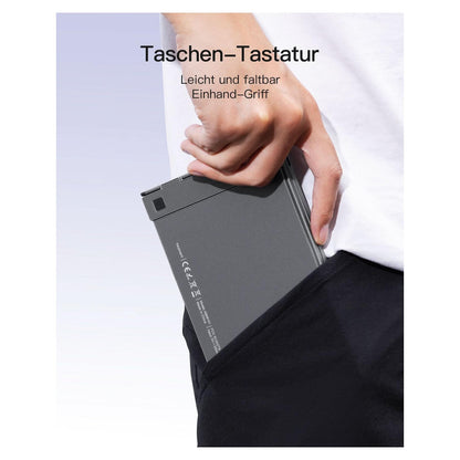 inateck Keyboard Tablet QWERTZ steel gray