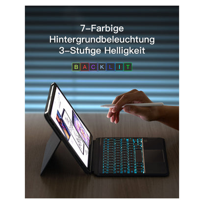 inateck Keyboard iPad 11" iPad Air 4/5Gen.Com. QWERTZ purple