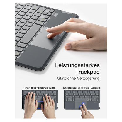 inateck Keyboard iPad 11" iPad 10th Gen. Com. QWERTZ gray