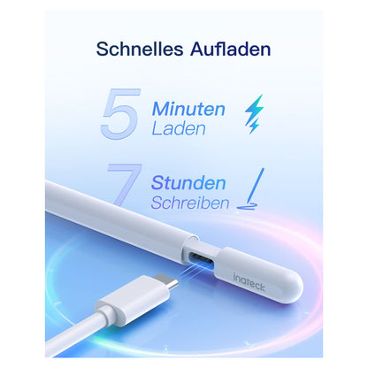 inateck Stylus Pen für iPad Pro/Mini/6-10 Eingabestift weiß