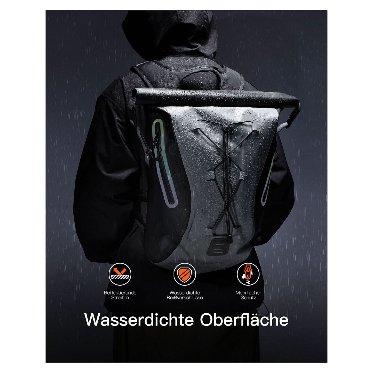 inateck Notebook-Rucksack BP06003 gray/black 25-30L