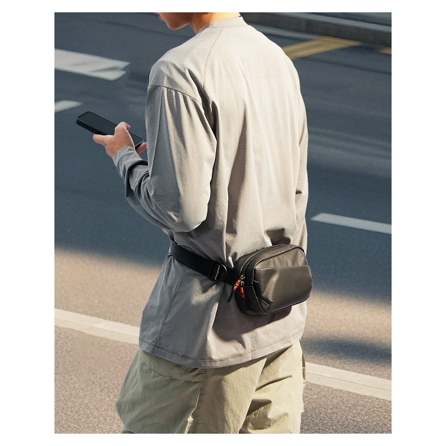 inateck Gürteltasche FB01002 black 24,5cm * 14cm * 5,5cm