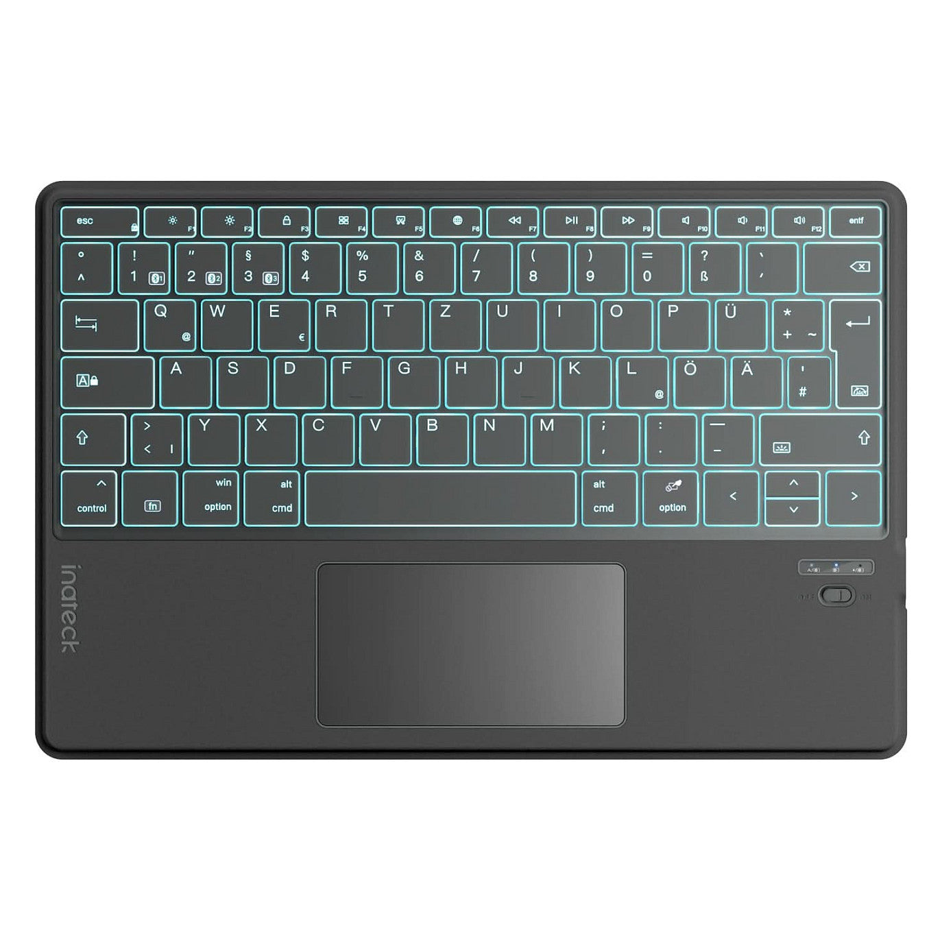 inateck Keyboard Tablet QWERTZ gray