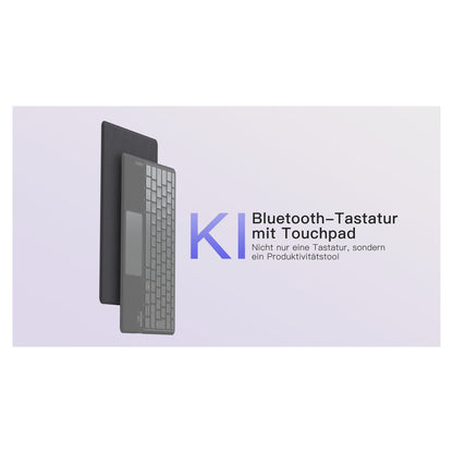 inateck Keyboard Tablet QWERTZ gray