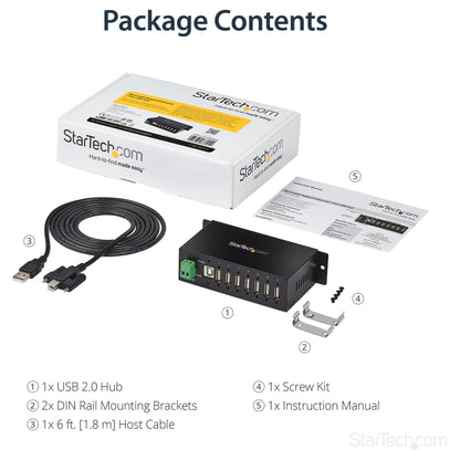 StarTech 7 PORT RUGGED USB HUB