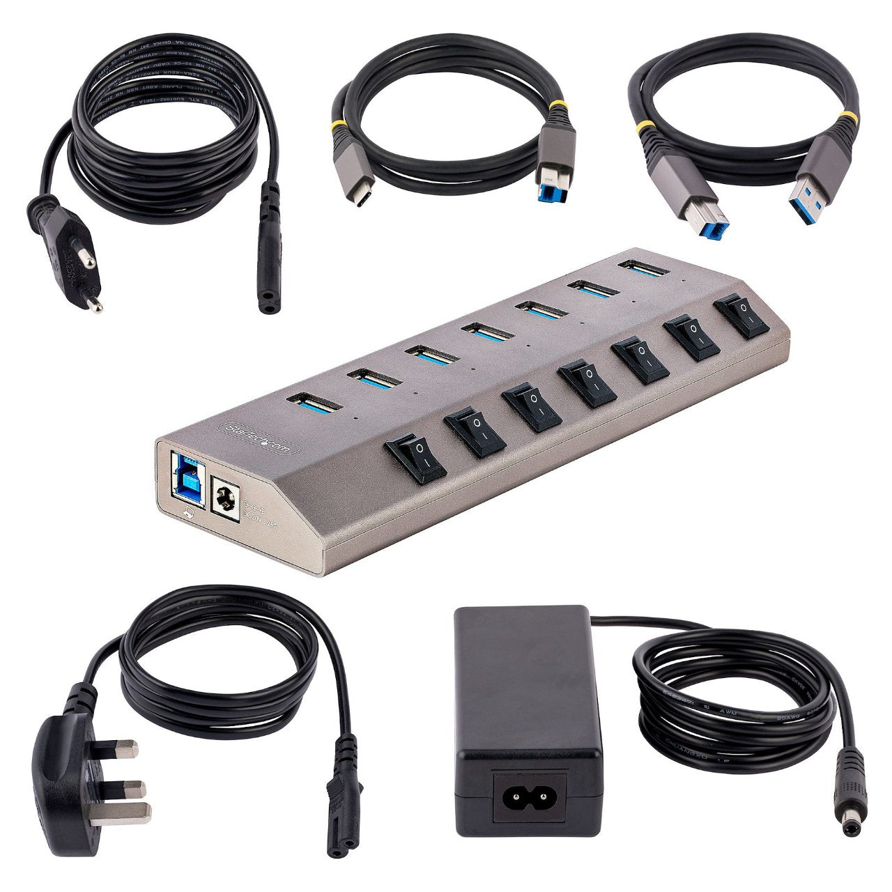 StarTech 7-PT USB HUB W/ON/OFF SWITCHES