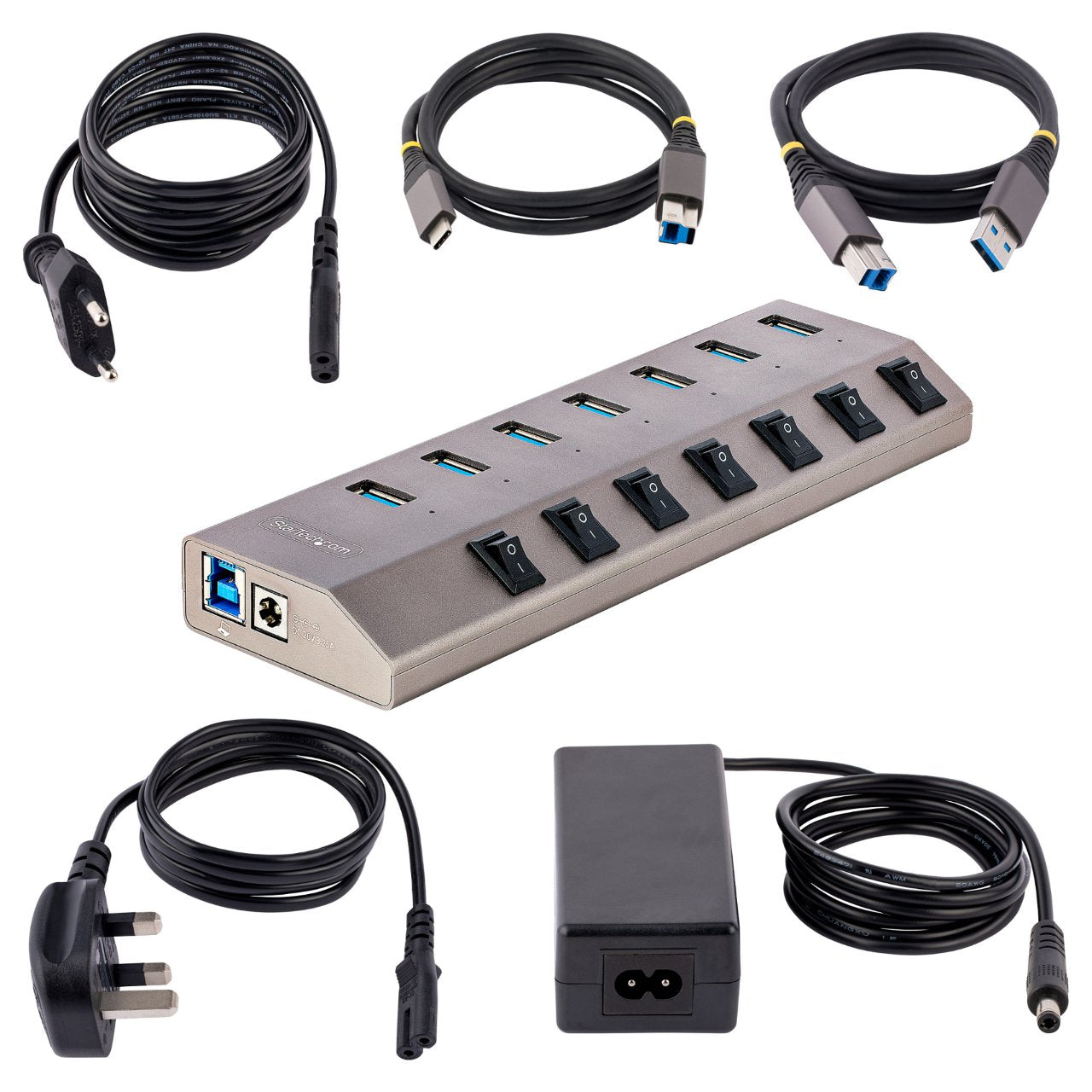 StarTech 7-PT USB HUB W/ON/OFF SWITCHES