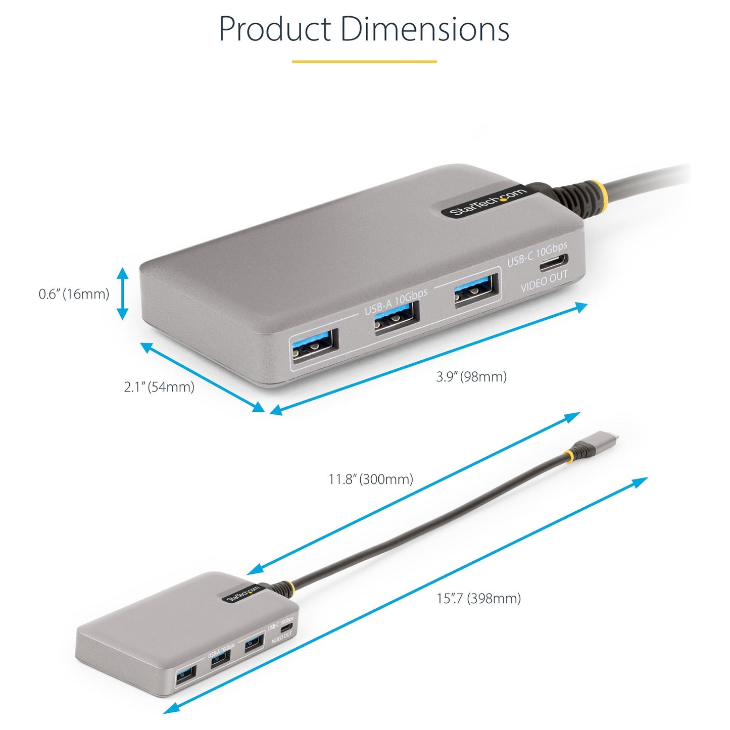 StarTech 4-PORT USB-C 10GBPS HUB