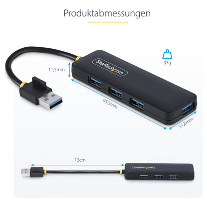 StarTech 4-PORT USB-A HUB 5GBPS PORTABLE