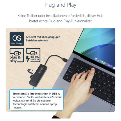 StarTech 4-PORT USB-C HUB 5GBPS PORTABLE