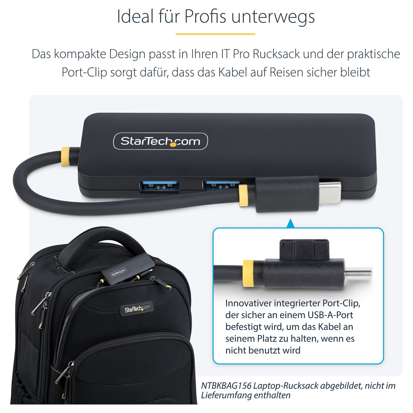 StarTech 4-PORT USB-C HUB 5GBPS PORTABLE