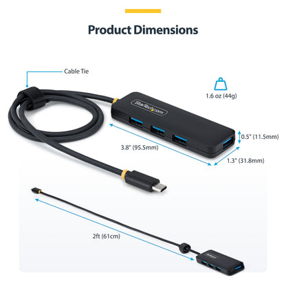 StarTech 4-PORT USB-C HUB COMPACT