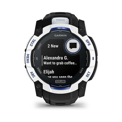 Garmin Instinct 3 Solar GPS 50mm white