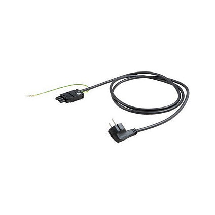 BACHMANN Gertezuleitung CEE7/7 Erdanschluss GST18 schwarz 5m