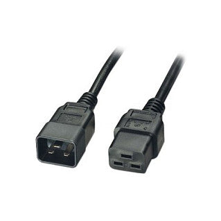 BACHMANN Netzkabel IEC320/C19-C20 16A/250V Kaltgerteanschluss schwarz 0,5m