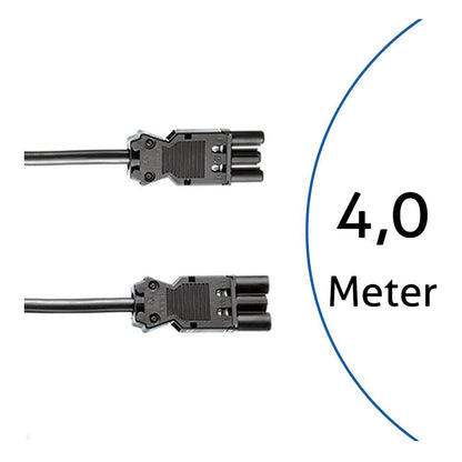 BACHMANN Gerteverlngerung GST18-3 Stecker/Kupplung schwarz 4m