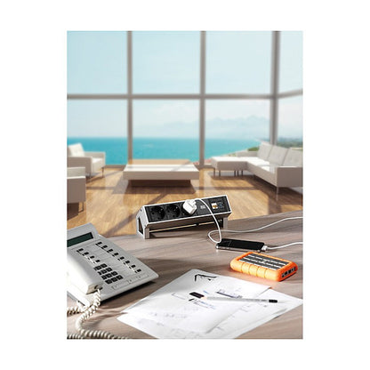 BACHMANN DESK2 3xCEE7/3 Strom 0,2m
