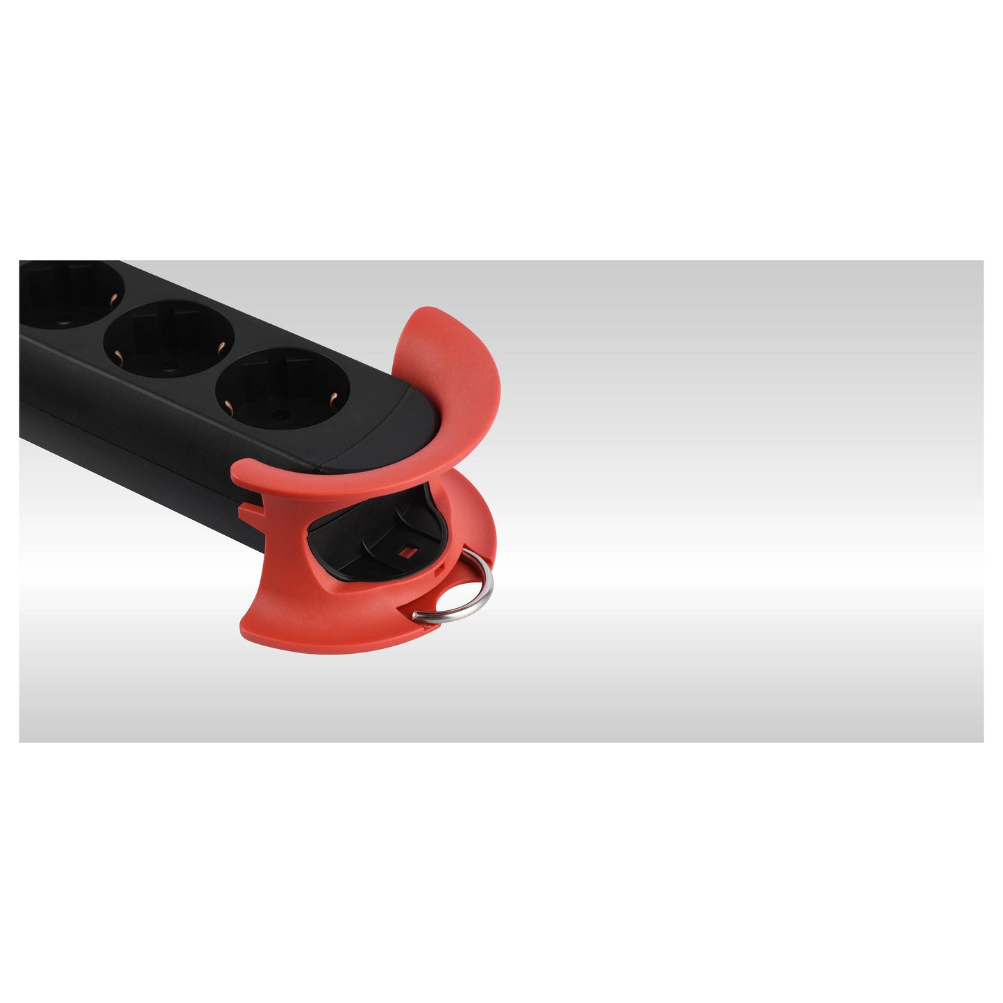 BACHMANN HOOK Indoor 5x Schutzkontakt Kunststoff mit Schalter 5m