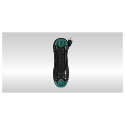 BACHMANN HOOK Outdoor 4x Schutzkontakt Kunststoff mit Schalter und Klappdeckeln IP44 4m