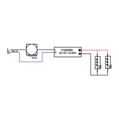 Brumberg 17230000 Netzgerät rechte. ws Phase 30W 24V