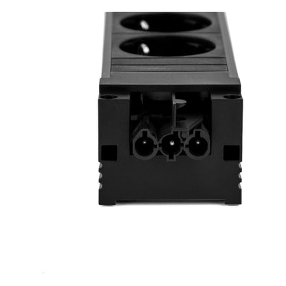 BACHMANN STEP BASE 5x Schutzkontakt schwarz
