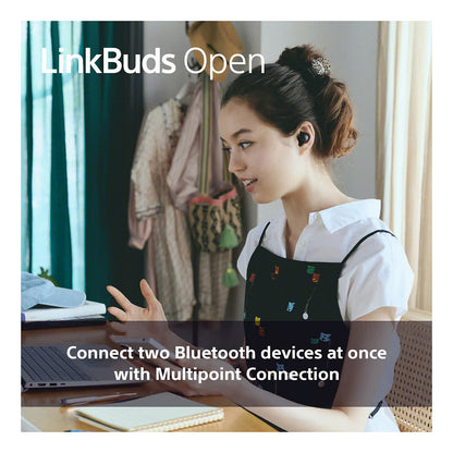 Sony LinkBuds Open True Wireless-Headphones black