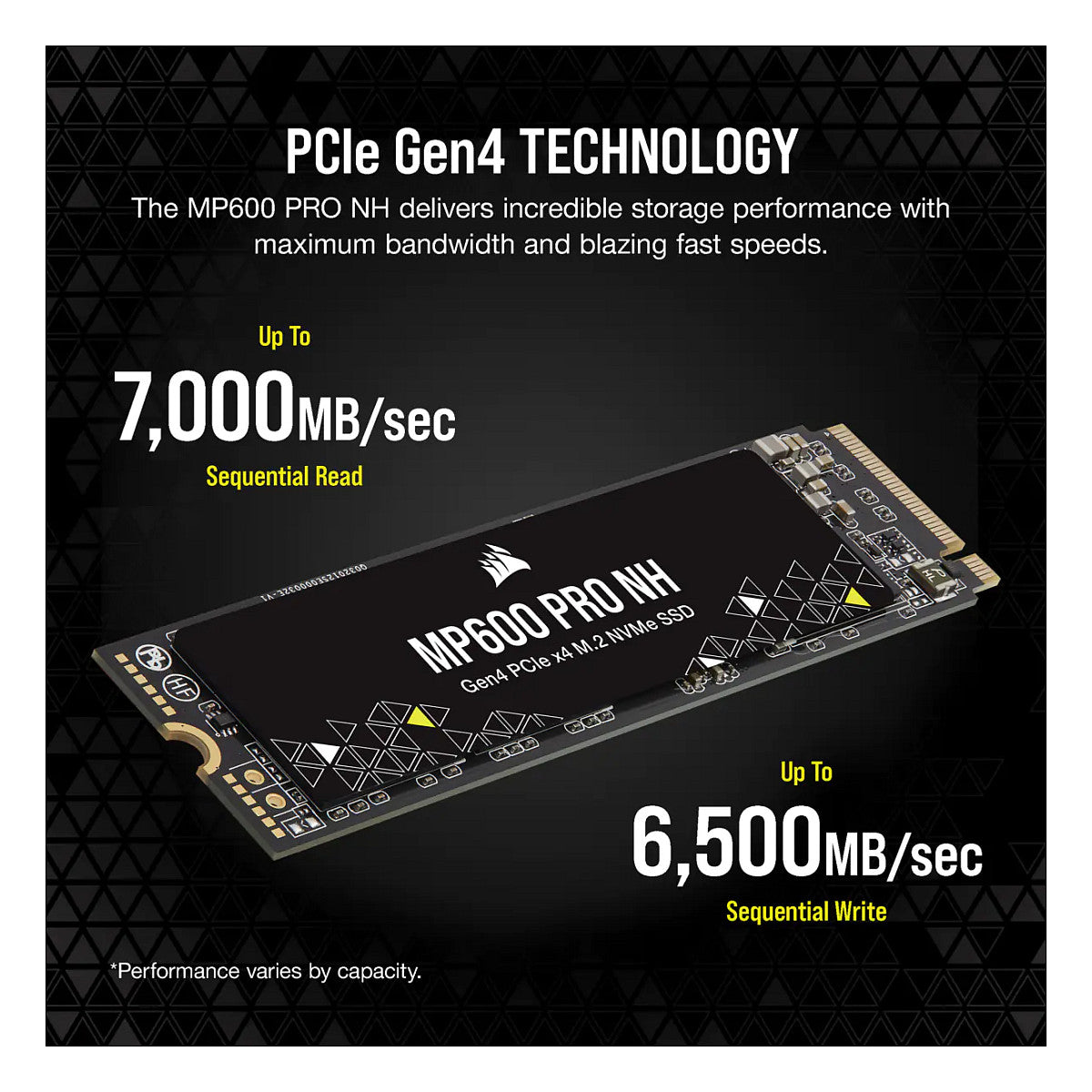 M.2 4TB CORSAIR PCI-E NVMe Gen4 MP600 PRO NH retail