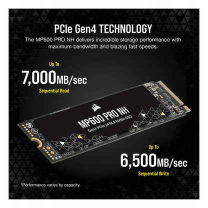 M.2 4TB CORSAIR PCI-E NVMe Gen4 MP600 PRO NH retail