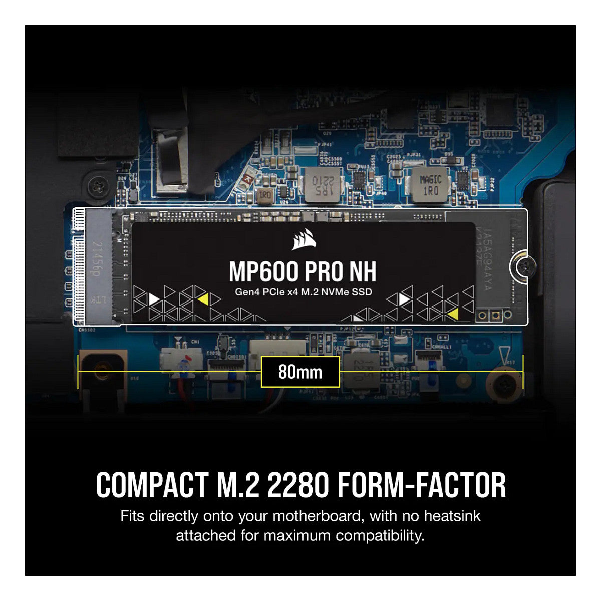 M.2 4TB CORSAIR PCI-E NVMe Gen4 MP600 PRO NH retail